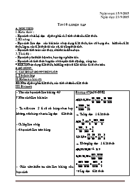 Giáo án Đại số lớp 7 - Tuần 6